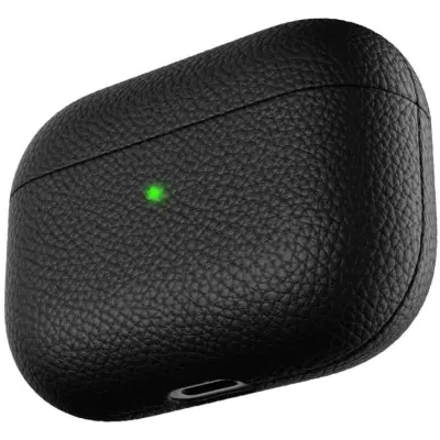 KeyBudz PodSkinz Artisan Leather Case (AirPods Pro) - Svart