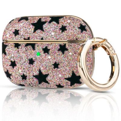 Kingxbar Black Star Skal AirPods Pro - Rosa