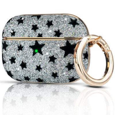 Kingxbar Black Star Skal AirPods Pro - Silver