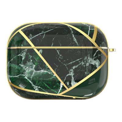 Kingxbar Jade Airpods Pro Skal - Svart / Grön