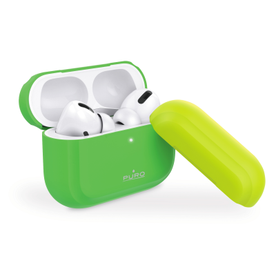 Puro - Icon Fluo Silicone Skal AirPods Pro - Grön