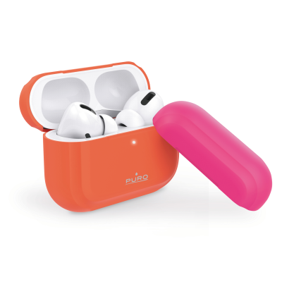 Puro - Icon Fluo Silicone Skal AirPods Pro - Orange