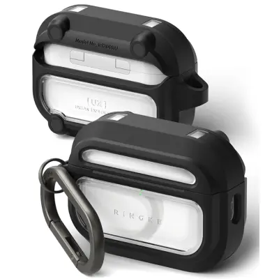 Ringke Skal För Apple Airpods Pro 3 Magsafe Magnetic UX - Svart/Clear