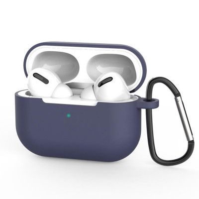 Silicone Soft Nyckelring Skal AirPods Pro - Blå