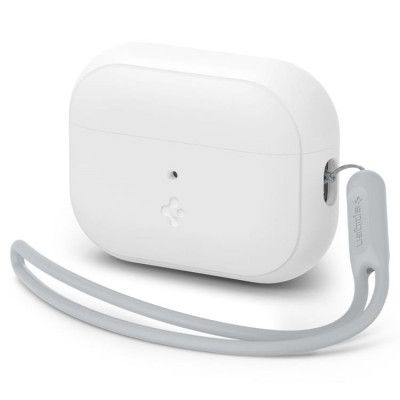 Spigen Airpods Pro 1/2 Skal Fit Strap Silicone - Vit/Grå