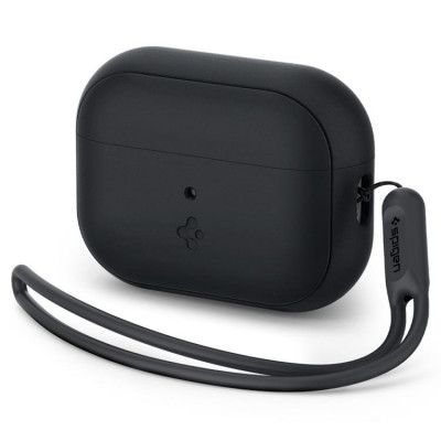 Spigen Airpods Pro 1/2 Skal Silicone Fit Strap - Svart