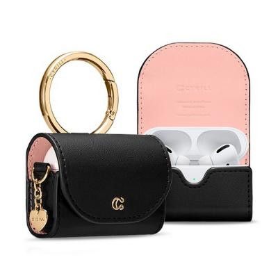 Spigen Cyrill Mini Bag Apple Airpods Pro - Läder Svart