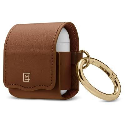Spigen La Manon Airpods Fall Läder Brown