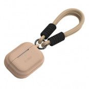 Tech-Protect Airpods Pro 1/2 Skal Silikon Rope - Cafe Latte
