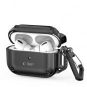 Tech-Protect Apple Airpods Pro 1/2 Skal Rough Hook - Svart