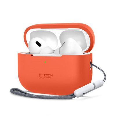 Tech-Protect Apple Airpods Pro 1/2 Skal Silikon - Neon Orange