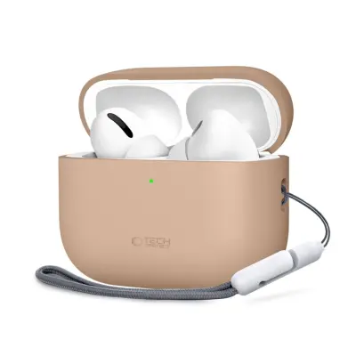 Tech-Protect Apple Airpods Pro 3 Skal Silikon - Coffee Latte