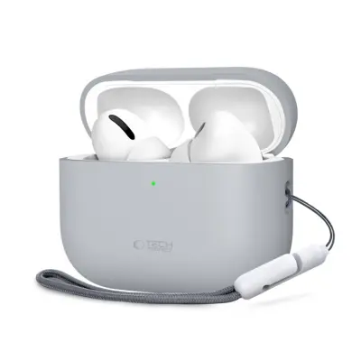 Tech-Protect Apple Airpods Pro 3 Skal Silikon - Crayon Grå