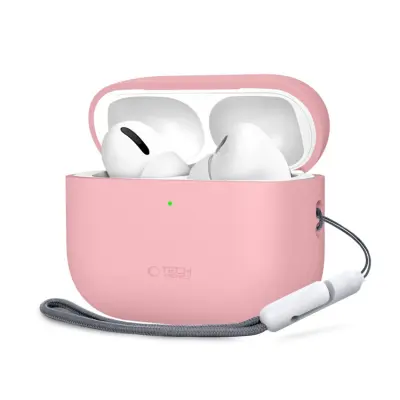 Tech-Protect Apple Airpods Pro 3 Skal Silikon - Dusty Rosa