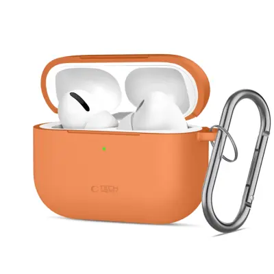 Tech-Protect Apple Airpods Pro 3 Skal Silikon Hook - Cosmic Orange