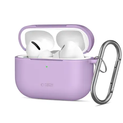 Tech-Protect Apple Airpods Pro 3 Skal Silikon Hook - Lavender