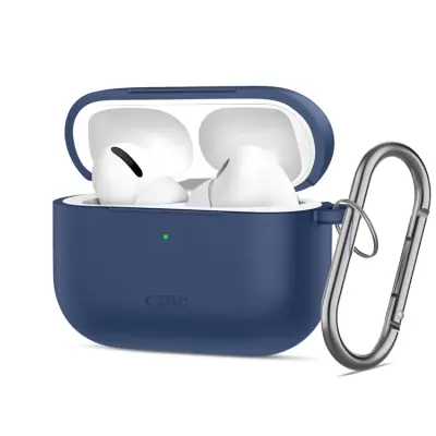 Tech-Protect Apple Airpods Pro 3 Skal Silikon Hook - Marinblå