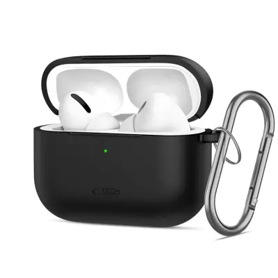 Tech-Protect Apple Airpods Pro 3 Skal Silikon Hook - Svart