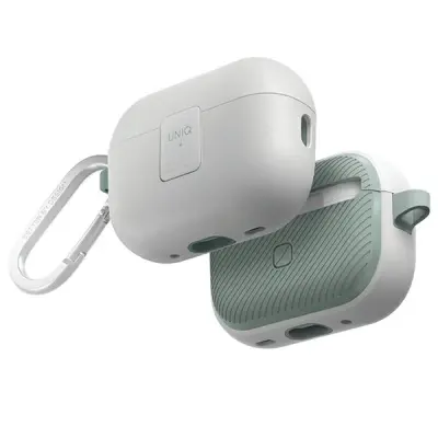 UNIQ AirPods Pro 2 (2022/2023) Skal Clyde Lock (Vit-Mint)