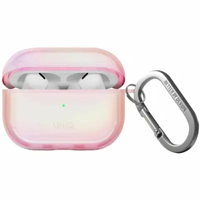 UNIQ AirPods Pro 2 Skal Iridescia Hang - Rosa Prism