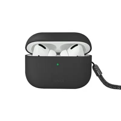 UNIQ AirPods Pro 2 Skal Lino Silikon - Ash Grå