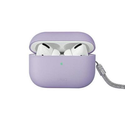 UNIQ AirPods Pro 2 Skal Lino Silikon - Lilac Lavender