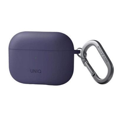 UNIQ AirPods Pro 2 Skal Nexo Silikon med Ear Hooks - Fig Lila