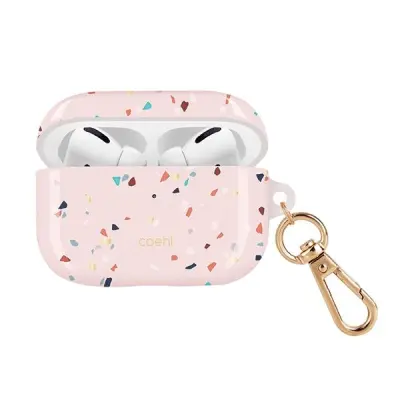 UNIQ AirPods Pro Coehl Terrazzo - blush rosa