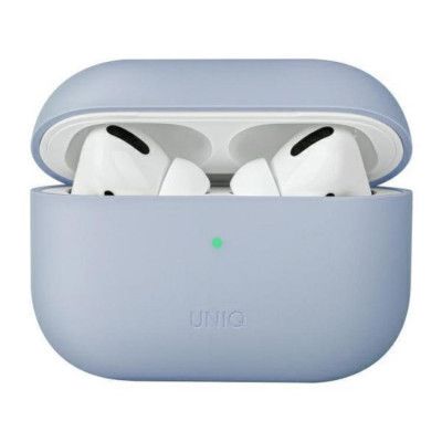 UNIQ AirPods Pro Skal Lino Silicone - Arctic Blå