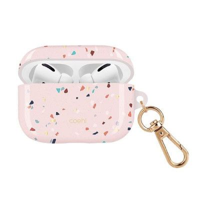 UNIQ Etui Coehl Terrazzo Airpods Pro - Blush Rosa