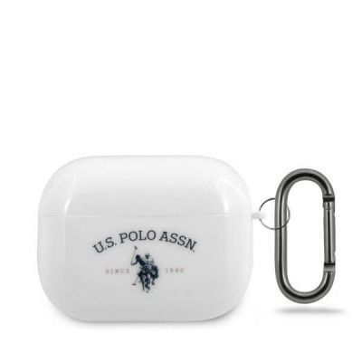 U.S. Polo Assn. airpods Pro skal Vit Shiny