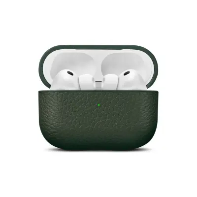 Woolnut Leather Case (AirPods Pro 3) - Grön