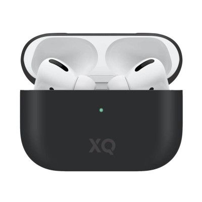 XQISIT Silikon Skal till AirPods pro Svart