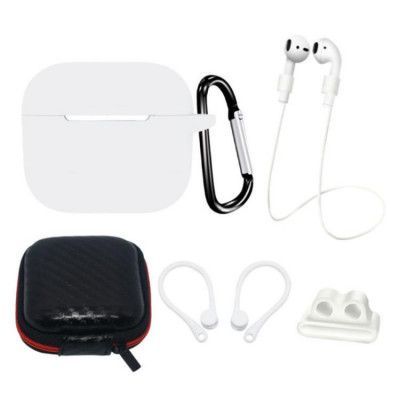 [5-Pack] Airpods 3 Tillbehör Set - Vit
