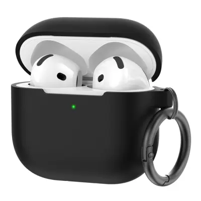 AHASTYLE AirPods 4 Skal Silikon PT196 - Svart