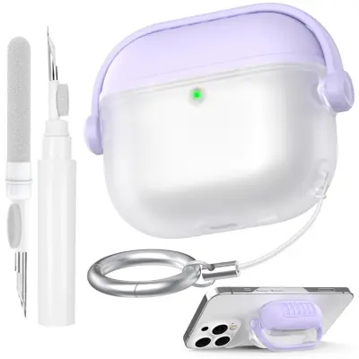 AHASTYLE AirPods 4 Mobilskal Silikon WG174 - Lila