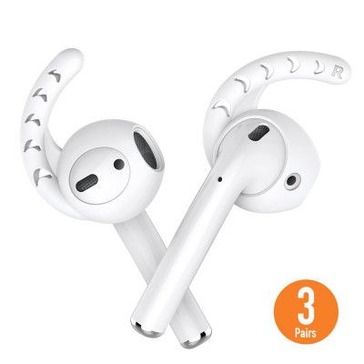 AhaStyle Ear Hooks till AirPods - Vit