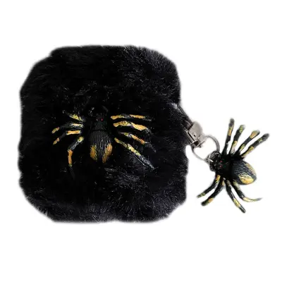 Airpods 1/2 Skal med Trådlös Laddning Halloween Pompom TPU