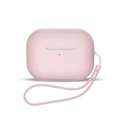 AirPods 3 Skal Silikon med Handledsrem - Rosa