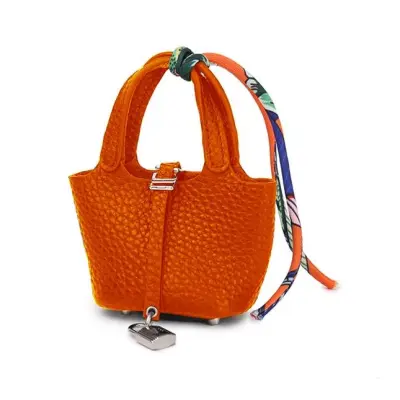 AirPods 3/Pro/Pro 2/AirPods Fodral Läder - Orange