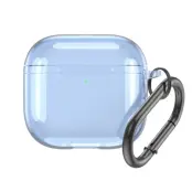 Airpods 4 Skal Transparent - Blå