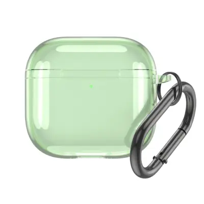 Airpods 4 Skal Transparent - Mint