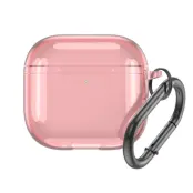 Airpods 4 Skal Transparent - Rosa