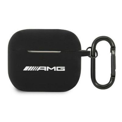 AMG AirPods 3 Skal Silicone Big Logo - Svart