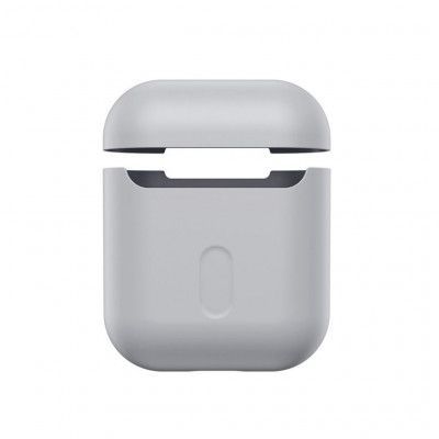 Baseus ultra-tunt silikonfodral för AirPods - Grå