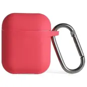 Beline AirPods 1/2 Skal Silikon - Röd