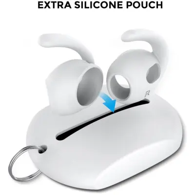 AhaStyle PT60 3 Pairs Earhooks (AirPods 3) - Vit