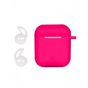 Celly AirCase + Sport Hooks for AirPods - Gul