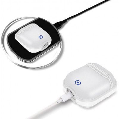 Celly Glacier Vulcano AirCase (AirPods 1/2) - Grå