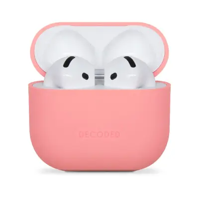 Decoded Silicone AirCase (AirPods 4) - Svart